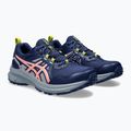 Дамски обувки за бягане ASICS Trail Scout 3 blue expanse/sun coral 10