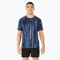 Мъжка тениска за бягане ASICS Road All Over Print Top blue expanse/midnight