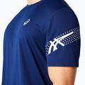 Мъжка тениска за бягане ASICS Icon Top blue expanse/brich 5