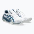 Детски обувки за хандбал ASICS Gel-Powerbreak GS white/vintage indigo 10