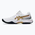 Дамски обувки ASICS Netburner Ballistic FF 3 white/pure gold 2