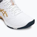Дамски обувки ASICS Netburner Ballistic FF 3 white/pure gold 7