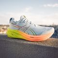 Дамски обувки за бягане ASICS Gel-Nimbus 26 Paris cool grey/safety yellow 8