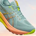 Дамски обувки за бягане ASICS Gel-Kayano 31 Paris light celadon/safety yellow 13