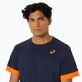 Мъжка тениска ASICS Court SS Top midnight/shocking orange 4