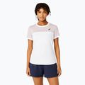 Дамска тениска ASICS Court SS Top brilliant white/watershed rose