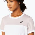 Дамска тениска ASICS Court SS Top brilliant white/watershed rose 4