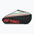 Чанта за ракети YONEX Team 6R черна/зелена