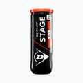 Детски топки за тенис Dunlop Stage 2 3 бр. оранжеви/жълти 601339 2