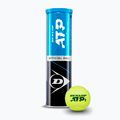 Тенис топки Dunlop ATP Tour 4 pack green