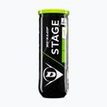 Тенис топки Dunlop Stage 1 3 pack green 2