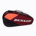 Чанта за тенис Dunlop CX-Club 6 RKT червена/черна/червена 2