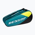 Чанта за тенис на Dunlop SX-Club 6 RKT тил/черно/жълто 2