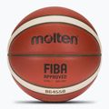 Баскетболна топка Molten B6G4550 FIBA brown размер 6