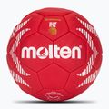 Хандбална топка Molten H3A5000-S4F OFFICIAL BALL PARIS 2024 red размер 3