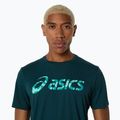 Мъжка фланелка за тенис ASICS Match Seasonal Graphic Tee saxon green 4