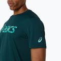Мъжка фланелка за тенис ASICS Match Seasonal Graphic Tee saxon green 5