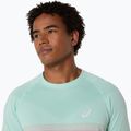 Мъжка тениска за бягане ASICS Seamless performance coral reef/oasis green 5