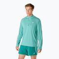Мъжка блуза с дълъг ръкав за бягане ASICS Road Lite-Show 1/2 Zip light teal 4