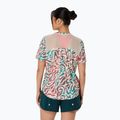 Дамска тениска за бягане ASICS Road All Over Print Top birch 3