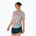 Дамска тениска за бягане ASICS Road All Over Print Top birch 4