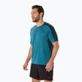 Мъжка тениска за бягане ASICS Fujitrail Elite Top atlantis blue/saxon green 4