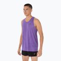 Мъжки ASICS Metarun Singlet edo лилава тениска за бягане 4