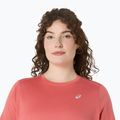 ASICS дамска тренировъчна тениска Core Top тъмнорозова глина 5