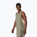 Мъжки ASICS Fujitrail Singlet мантия зелен/каки тениска за бягане 4