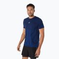Мъжка тениска за бягане ASICS Road Seamless illusion blue/glow yellow 4