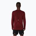 Мъжки ASICS Road Seamless LS тъмночервен планета за бягане с дълъг ръкав 3