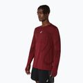 Мъжки ASICS Road Seamless LS тъмночервен планета за бягане с дълъг ръкав 4
