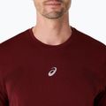 Мъжка тениска за бягане ASICS Road Seamless dark red planet 5