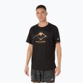 Мъжка тениска за бягане ASICS Fujitrail Logo SS performance black