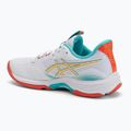 Дамски обувки за волейбол ASICS Netburner Ballistic FF 4 white/sea glass 3