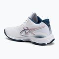 Мъжки обувки ASICS Netburner Ballistic FF 4 white/mako blue 3