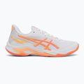 Дамски обувки за волейбол ASICS Netburner Ballistic FF 4 white/vivid coral 2
