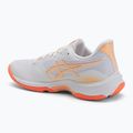 Дамски обувки за волейбол ASICS Netburner Ballistic FF 4 white/vivid coral 3
