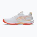 Дамски обувки за волейбол ASICS Netburner Ballistic FF 4 white/vivid coral 2