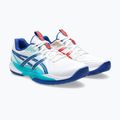 Мъжки обувки за волейбол ASICS Powerbreak FF white/asics blue 10