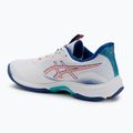 Мъжки обувки за волейбол ASICS Netburner Ballistic FF 4 white/asics blue 3