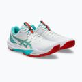Дамски обувки за волейбол ASICS Sky Elite FF 3 white/sea glass 10