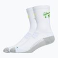 Чорапи ASICS Performance Run Crew waterscape / electric lime 2