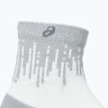 Чорапи ASICS Performance Run Quarter brilliant white/silver reflective 3