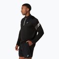 Мъжка блуза с дълъг ръкав за бягане Asics Icon LS 1/2 Zip performance black/cream 4