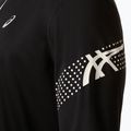 Мъжка блуза с дълъг ръкав за бягане Asics Icon LS 1/2 Zip performance black/cream 6