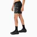Мъжки шорти за бягане ASICS Fujitrail All Over Print 5IN performance black/carbon/cream 4
