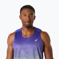 Мъжка тениска за бягане ASICS Road Fade Singlet cobalt burst/illuminate green 5