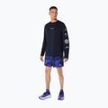 Мъжки шорти за бягане ASICS Fujitrail All Over Print 5IN midnight/cobalt burst/cream 2