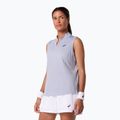 Дамска тениска за тенис ASICS Court Tank W grey/blue 5